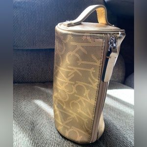 Calvin Klein signature cosmetic bag case